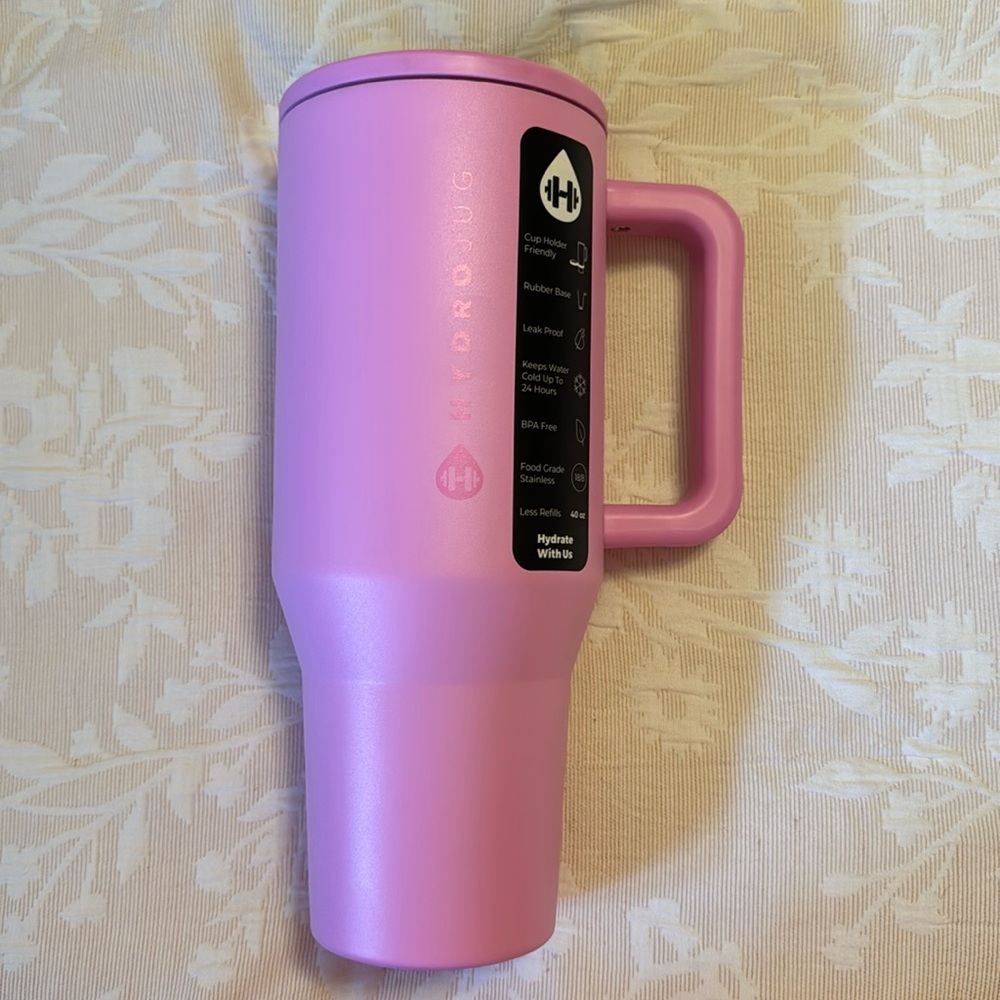 Hydrojug 40oz bubblegum traveler